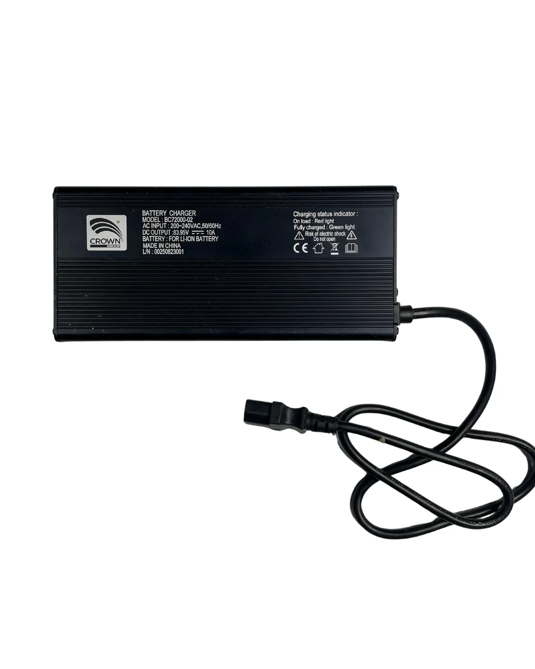 Lithium Battery Charger for Electric Scooters & Electric Bikes